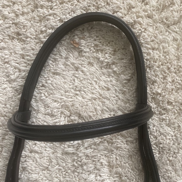 Vespucci black Cob bridle pieces - Picture 2 of 4